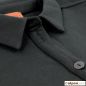 Preview: Maxikleid mit Kragen und Bindegürtel Detailbild