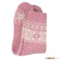 Preview: Norweger Stricksocken in Rosa
