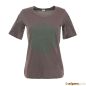 Preview: T-Shirt mit Blume des Lebens aubergine