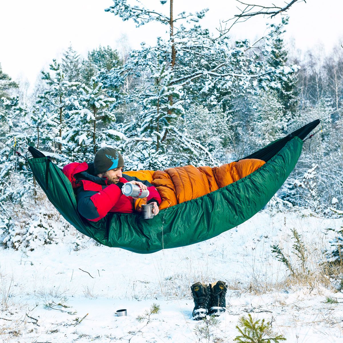 aufbau wurfzelt GOALPINE Atlas IV Wurfzelt Pop-up Zelt für 2-4 Personen, 100% Wasserdicht,  30 Sekunden Aufbau, 3 in 1 für Camping Festival Strand, Innen Verdunkelt