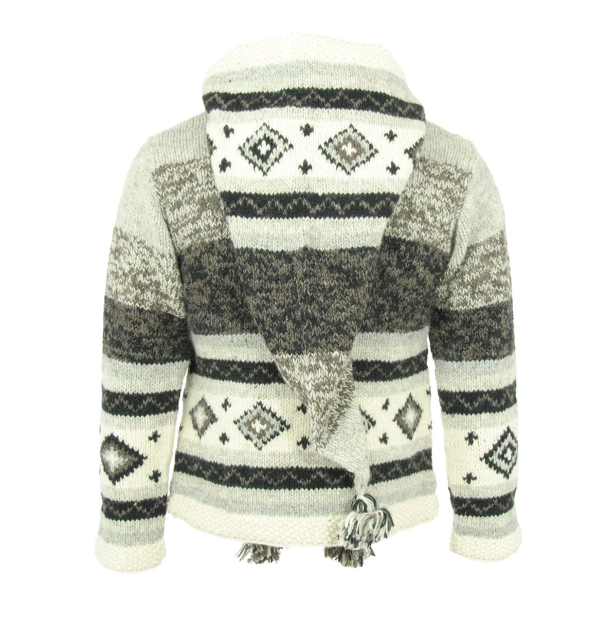 Wolljacke Modell Maik Rückansicht