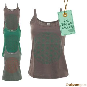Träger Top mit Blume des Lebens Print
